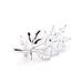 Sun Cloud Summer Diamonds Double Leaf Branch Pins with Gold Plated Stones, Simple Anti Shining Bracelet for Women's Accessories_ipsvogv.com