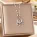 Live Streaming New Dynamic Long-life Lock Pendant Titanium Steel Necklace For Women, Versatile Collarbone Chain_ipsvogv.com