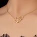 Mobius Double Ring Copper Necklace Pendant Ins Style Simple Advanced Clavicle Chain_ipsvogv.com