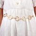 Waist Chain Combination, Gold And White K, Multiple Fashionable Geometric Accessories, Jeans Paired With Trendy Body_ipsvogv.com