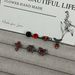 Unisex Dark Spider Web Red Diamond Cross Heart Chain Ear Bone Studs For Women Niche Sweet Design Hot Girl Earrings_ipsvogv.com