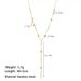 New Heart-shaped Long Tassel Necklace For Women, Niche, Light Luxury, High-end, Stainless Steel Fashion Trend Collarbone_ipsvogv.com