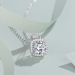Super Sparkling Square Necklace, Female Elegance, Small and High end, 2024 New Summer Instagram Collar Chain, Zircon_ipsvogv.com