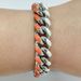 Men's Jewelry Fashion Hip Hop Cuban Bracelet Jewelry Oil Drop Splicing Simple Couple Personality Bracelet Jewelry_ipsvogv.com