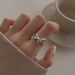 Bow Women's Light Luxury, Open Mouth Index Finger Ring, Niche Design, Simple And High-end Accessories, Gifts_ipsvogv.com