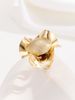 Fashion Jewelry For Women: Luxurious And Elegant Round Flower Statement Ring_ipsvogv.com