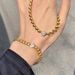 925 Silver Gold Plated Heart Shaped Bracelet Fashionable And Versatile Temperament Light Luxury Style Design_ipsvogv.com