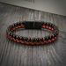 Men's Jewelry Leather Cord Bracelet Fashion Braided Leather Stainless Steel Bracelet Natural Stone Beaded Bracelet_ipsvogv.com