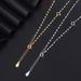 S999 Sterling Silver Necklace Extension Chain Tail Adjustment Chain Jewelry Accessories_ipsvogv.com