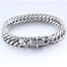 Titanium Steel Cuban For Men Trendy Thick Bracelet Men's Jewelry Clasp Chain High-end Feel Bold Accessories_ipsvogv.com
