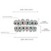 Unisex Jewelry Fashion braces hip hop style full of zirconium color zirconium tooth decorationHIPHOP tooth_ipsvogv.com