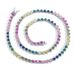 Unisex Hip Hop Color Love Tennis Chain Rainbow Zircon Personality Trendy Hip Hop Necklace Heart Shape_ipsvogv.com