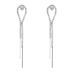 Unisex Hot Selling Jewelry Tassel Women's Silver Crystal Stone Pendant Earrings Earrings Fairy_ipsvogv.com