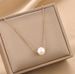 Stainless Steel Elegant One Pearl Necklace Female Minimalist Temperament Jewelry Customize Wedding_ipsvogv.com
