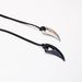 Hip hop punk Spike necklace simple personality street hipster horn pendant collar for men_ipsvogv.com