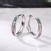 Cao Shi's Japanese Korean New Earrings Are Fashionable Simple, And Seven Colored Zircon Women's Ear Buckle Jewelry Is_ipsvogv.com