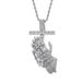 Men's Jewelry Cross Hip Hop New Cross Hand Pendant Full Of Diamonds Inlaid New Necklace Jewelry_ipsvogv.com