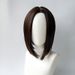 hot selling New wig woman shoulder-length bobo in the middle of shaved face short straight hair chemical fiber head cover_ipsvogv.com