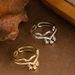Light Luxury Fashionable Double-layer Diamond Inlaid Zircon Couple's Open Ring, Women's Color Does Not Fade, Simple And_ipsvogv.com