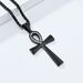 Jewelry stainless steel ankh cross necklace men's titanium steel pendant accessories jewelry_ipsvogv.com