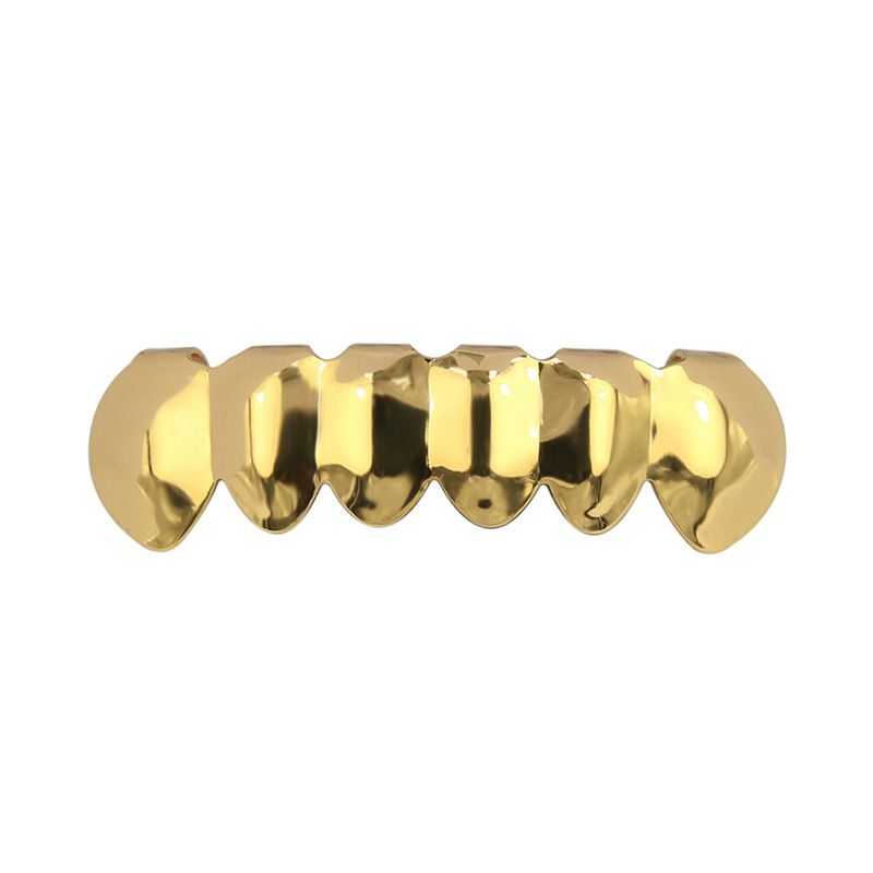 Unisex Jewelry Fashion diamond gold teeth playing card suit shape spades red peaches plums square A hip hop jewelryHIPHOP tooth_ipsvogv.com