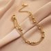 Women's Jewelry Not Afraid Of Water Three Layer Titanium Steel Bracelet Ins Style Sweet Cool Style Light Luxury Simple Bracelet Personality Jewelry_ipsvogv.com