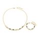 2024 New Style Women's Pearl Necklace Jewelry Set Versatile Diamond Plated Bracelet Clavicle Chain_ipsvogv.com