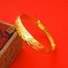 12mm Brass Gold-plated Push-pull Vietnam Sha Jin Women's Lucky Word Dragon And Phoenix Wide Face Bracelet, Women_ipsvogv.com