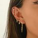 Women’s Jewelry Set Fashion Ins Style Original Niche Design Star Earrings Inlaid With Zircon Star Versatile Ear Bone Studs Set Simple Earrings_ipsvogv.com