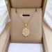 【 Titanium Steel 】 Round Portrait Diamonds, Light Luxury Temperament, Gorgeous Full Of Diamonds Necklace, Women's_ipsvogv.com