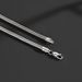 S Pure Silver Fox Tail Bracelet Thin Men's Rope Hip-Hop Versatile Woven Couple Style Plain Chain Women's Hand Jewelry_ipsvogv.com