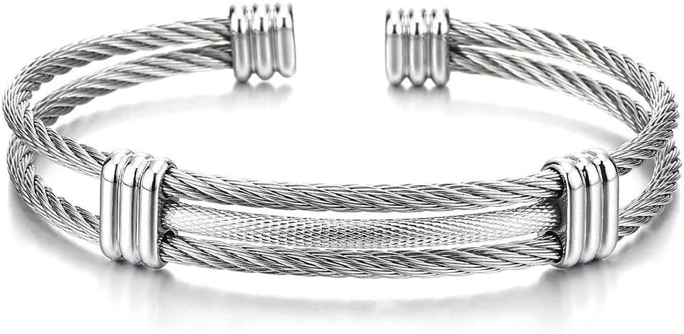 304 Stainless Simple Woven Hip-hop Punk Men's And Women's Bracelet, Titanium Steel Jewelry_ipsvogv.com