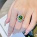 Zircon French Emerald Women's Full Diamond Ring Instagram Fashion Jewelry Temperament Versatile, Light Luxury And Niche Versatile,_ipsvogv.com