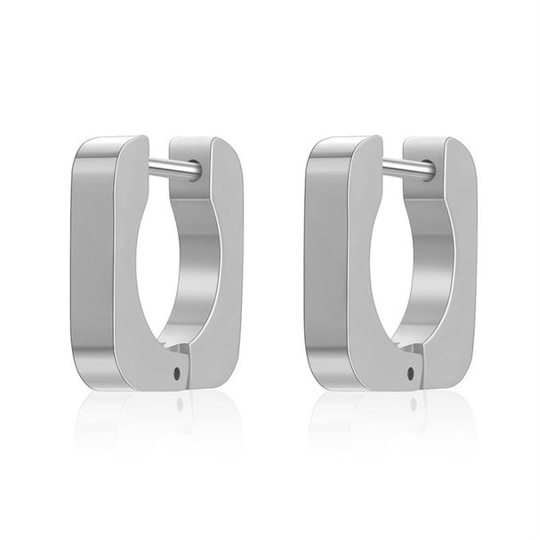 Women's Jewelry Fashion Niche Ins Style Simple Temperament Square Earrings Jewelry Diy Light Luxury Metal Earrings_ipsvogv.com