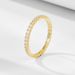 Women's Jewelry Micro Inlaid Zircon Full Diamond Ring Sterling Silver Fashionable And Simple All Match Stacking Style Ring Ring Hand Jewelry_ipsvogv.com