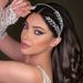 Bridal Headdress Handmade Rhinestone Braided Headband Hairband Wedding Party Performance Hair Accessories_ipsvogv.com
