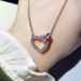 Heart To Heart Heart Shaped Necklace Female Element Crystal Love Clavicle Necklace Female_ipsvogv.com