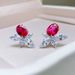 Cao Shi's Worldly Rich And Noble Brocade Cluster Han Feng Horse Eyes, Geometric Earrings, Stars, Same Style Elliptical_ipsvogv.com