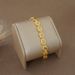 Fashionable Leaf Design Women's Bracelet, Copper Gold-plated Bracelet Suitable For Daily Wear As A Party Gift_ipsvogv.com