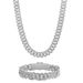 Hip Hop Jewelry Cuban Necklace Personality Trendy Brand Men's Bracelet Rapper Men And Women HIPHOP Jewelry_ipsvogv.com