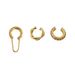 Personalized suit combination ear clip for women with no ear hole advanced feeling light luxury simple ear clip _ipsvogv.com