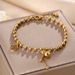New Product Live Broadcast Good Goods Titanium Steel Non Fading Small Gourd Ins Niche Design Fulu Bead Transfer Bracelet_ipsvogv.com