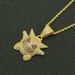 Childhood memories diamond hip hop pendant three dimensional Gengar pendant HIPHOP hip hop necklace accessories_ipsvogv.com
