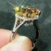 Cao Shi Handmade Luxury Four Claw Square Diamond Zircon Ring Women's Valentine's Day Gift Accessories_ipsvogv.com