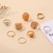 New Hot Selling Fashion Set With Diamond Inlay, Minimalist 9-piece Combination Set, Joint Ring_ipsvogv.com