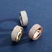 Hip Hop Five Row Diamond For Men And Women INS Cool Style Ring With Micro Set Zircon Plated Real Gold Jewelry_ipsvogv.com