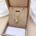 【 】 Colorful To Heart Light Luxury Charm Gorgeous Full Diamond Necklace Women's Versatile Clavicle Titanium Steel Chain_ipsvogv.com