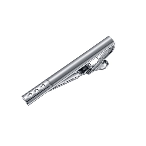 Men's Simple Tie Clip Silver Brushed Craft Business Professional Tie Clip Hot Sale_ipsvogv.com
