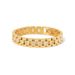 Stainless Zircon High End Niche Bracelet Gold Titanium Steel Plain Ring Hand Jewelry_ipsvogv.com