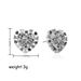 Women’s Jewelry Set Fashion Copper Plated Real Gold Style Love Heart Shaped Micro Inlaid Colored Zircon Earrings Light Luxury Earrings Jewelry_ipsvogv.com
